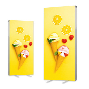 กล่องไฟผ้าแบบพับได้ไฟ LED ติดผนังด้านหลังอุปกรณ์ติดผนังฉากหลัง - Product Image 3