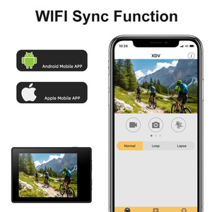 กล้องแอคชั่น JXD 4K 30FPS WiFi กันน้ำ ป้องกันการสั่นไหว มุมกว้าง สำหรับกีฬา - Product Image 2