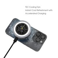 Produits Tendances 2025 : Radiateur de Refroidissement Semi-conducteur 15W pour Téléphone Portable, Chargeur Magnétique Sans Fil Portable pour Voiture avec Port Type-C