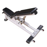 Banc de musculation réglable en acier avec logo personnalisé, banc multifonctionnel réglable, banc d'entraînement de luxe