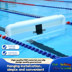 Tabla de Natación Portátil Antideslizante y Duradera de Acero Inoxidable 304 y Fibra de Vidrio para Piscinas, con Marcadores de Carriles, para Entrenamiento en Piscinas de Agua Salada y con Protección UV - Product Image 4