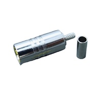 Connecteur coaxial RF femelle à sertir de type SMP SMA SMB SMZ pour câble RG179, faible perte, application sans fil