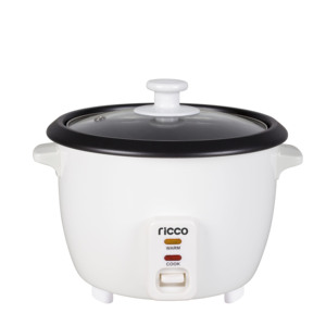 Ricco Retro Drum Electric Rice Cooker Measuring Cup Glass Lid Non-Stick Inner Pot Multi Sizes Fast Cooking GS CE ROHS ETL UKCA - Product Image 5