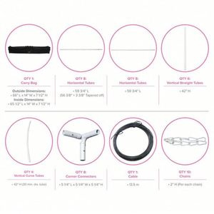 Customized Sky Tube Tapered Hanging <b>Banners</b> Trade Show Custom Hanging <b>Banner</b> Circle Booth Hanging <b>Banners</b> - Product Image 3