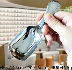 DFK01 Cuchara de té de mango corto elegante, mini cuchara creativa para café y postres, cuchara para té de hojas sueltas con mango corto - Product Image 2