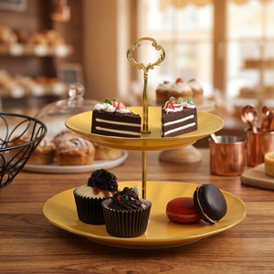 Multi-Tier Cake Serving Stand for Weddings & Special Occasions Chic Cake Serving Stand for Elegant Dessert Presentations - Product Image 6
