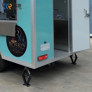 Trailer Katering Mobile Kustom dengan Meja Kerja Stainless Steel, Wastafel Ganda, Lemari Penyimpanan, dan Peralatan Listrik - Product Image 5