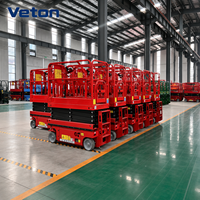 Plateforme élévatrice à ciseaux automotrice pour la pose de matériaux de construction sur toiture, capacité personnalisée, fourniture industrielle