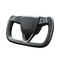 Volant en fibre de carbone noir de haute qualité personnalisé pour Tesla modèle 3 Highland modèle Y 2025 accessoire de genévrier
