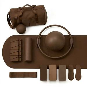 Set <span class=keywords><strong>de</strong></span> Accesorios <span class=keywords><strong>de</strong></span> Yoga y Pilates: Colchoneta, Mancuernas, Brazaletes Personalizados para Tobillos y Muñecas, Barra <span class=keywords><strong>de</strong></span> Pesas, Anillo <span class=keywords><strong>de</strong></span> Fuerza, Kit <span class=keywords><strong>de</strong></span> Pilates <span class=keywords><strong>de</strong></span> Silicona - Product Image 5