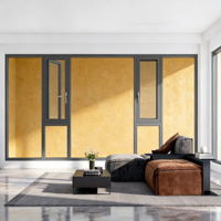 Fenêtre à battant en alliage d'aluminium au design moderne, insonorisée et isolante, pour villas et balcons – Fenêtre silencieuse très prisée