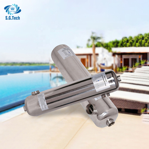 Fourniture d'usine 304 coque en acier inoxydable et échangeur de chaleur à tube pour accessoires de piscine et de baignoire à glace - Product Image 6