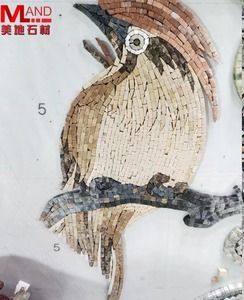 Art Mural Motif Marbre Personnalisé Fait Main Artistique Décoratif Mosaïque <span class=keywords><strong>Peinture</strong></span> pour Mur - Product Image 5