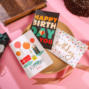 Carta rettangolare riciclata su misura <span class=keywords><strong>buon</strong></span> <span class=keywords><strong>compleanno</strong></span> grazie cartoline <span class=keywords><strong>di</strong></span> auguri cartoline <span class=keywords><strong>di</strong></span> ringraziamento - Product Image 3