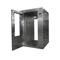 Douche d'air en acier inoxydable pour salle blanche, douche d'air pour personnel destinée aux ateliers alimentaires