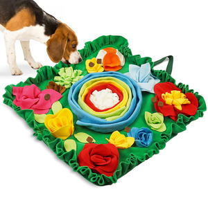 Tapis olfactif interactif pour chiens, jouet pour animaux de compagnie pour les garder occupés, puzzle pour chiens, gamelle à alimentation lente pour chiots, tapis de léchage pour friandises pour animaux de compagnie - Product Image 1