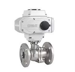 วาล์วลม COVNA แบบมีหน้าต่างเปิด-ปิด 90 วัน ชนิดเกลียว FNPT วาล์วบอลไฟฟ้าแบบสองทาง ทำจากสแตนเลส 304 แบบปรับได้ 4-20mA - Product Image 2