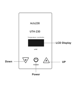 Msthermic uth 230 Kid khóa sưởi ấm phim Nhiệt kết nối điều khiển nhiệt độ - Product Image 5