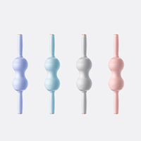 Rouleau de massage en silicone confortable pour les jambes, pour amincir les jambes, détendre les muscles, le fitness, le yoga, le massage des tissus profonds, utilisation sur les pieds et les bras