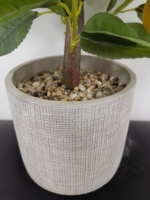 Plantes artificielles en plastique en gros, citronniers bonsaï, arbres fruitiers décoratifs, arbustes