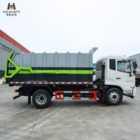 Camion de transfert de déchets HEAVSTY 3950, entreaxe 16 mètres cubes, diesel, neuf, entièrement scellé, chargement arrière, 4x2, Dongfeng Kinland