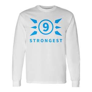 Camiseta de manga larga para videojuegos japoneses, Cirno 9 Strongest Baka Touhou Anime Otaku - Product Image 1