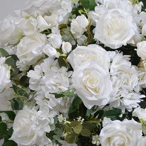 KEWEI-J817 Décoration d'événement Boule de fleurs de roses blanches de 60 cm Centre de <span class=keywords><strong>table</strong></span> Centre de <span class=keywords><strong>table</strong></span> floral - Product Image 6