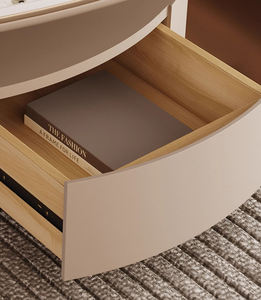 طاولة قهوة حديثة فاخرة من الحجر المتكلس من هانيي مع درج بيضاوي الشكل بسعر رخيص للبيع بالجملة - Product Image 5