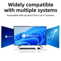 Controlador gratuito 650M Wi-Fi Dongle tarjeta adaptadora tarjeta de red inalámbrica portátil 650Mbps WiFi receptor transmisor para PC portátil