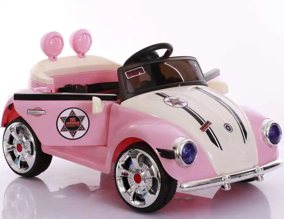 Coche eléctrico para niños y niñas, bonito coche deportivo