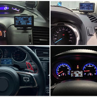 Lector DE CÓDIGO DE COCHE Ultragauge OBD obd2 herramienta de escaneo escáner lector de código automotriz medidores y Calculadora de kilometraje EM Plus v1.4c