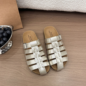 Ciabatte con Suola Spessa Intrecciate a Punta Chiusa, Nuovo Stile, Sandali Slip-On da <span class=keywords><strong>Esterno</strong></span>, Ciabatte Fresche - Product Image 2
