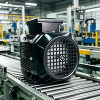 Moteur synchrone triphasé à faible coût d'entretien, prix bas, en fonte, efficacité supérieure, 3000W, 50-150Hz, fréquence variable