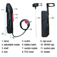 Pulvérisateur électrique portatif avec buse réglable pour l'arrosage des mauvaises herbes, pour le contrôle des fourmis, des parasites et des moustiques.