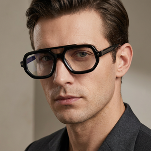 Vente en gros de lunettes de soleil personnalisées avec logo, luxueuses, durables, biodégradables, faites à la main, à double pont, pour hommes et femmes, en bio-acétate, avec diamants, imperméables - Product Image 3