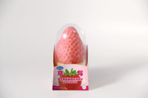 Thực phẩm đạt chứng nhận Halal. Kem hình trái cây Kem virus Kem phủ sô cô la Nguồn sữa cao cấp Kem trái cây dâu tây - Product Image 3