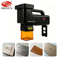 Graveur laser portable ARGUS Mini 2,7 kg à double lumière pour marquage laser sur céramique et métal avec écran tactile