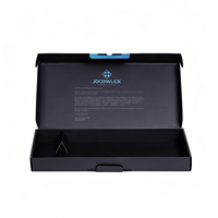Boîte d'expédition pliable en carton ondulé personnalisée, imprimée en couleur, avec insert en carton, durable, pour le commerce électronique, portable et réutilisable