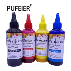 Encre à Sublimation de qualité supérieure, pour Epson, 4 couleurs, CISS, tasse, Pad, t-shirt, encre d'impression, 100ML, 1 pièce