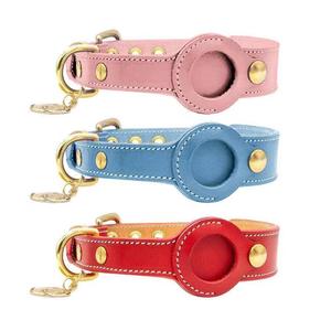 <span class=keywords><strong>Collar</strong></span> de Cuero Vacuno de Color Sólido Personalizado, Estilo Vintage, con Anillo Metálico para Mascotas, Perros y Gatos - Product Image 5