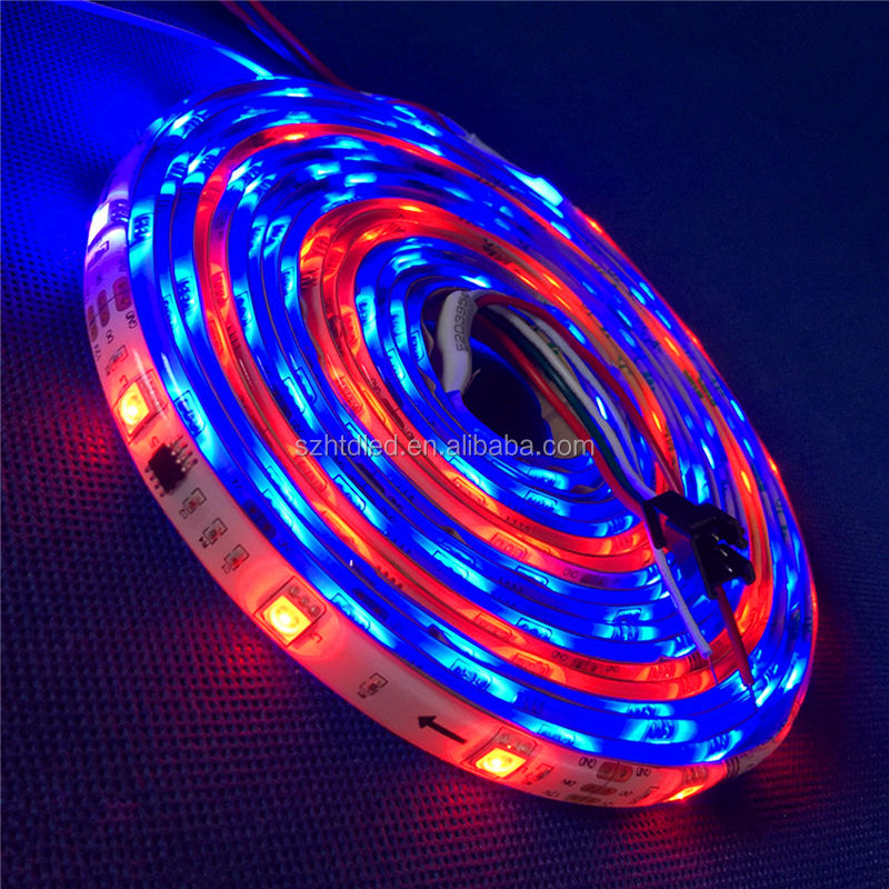 Addressable 10 RGBIC 5050 WS2811 LED Strip Light Outdoor Waterproof for Indoor Living Room