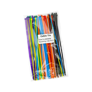 Attaches-câbles autobloquants en nylon noir – Lot de serre-câbles à fermeture rapide – Anneaux de fixation – Sangles de serrage - Product Image 5