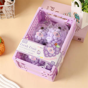 CHENXI Customized New <b>Packing</b> Grape Squishy Toy Cute Schoolbag Pendant Squishies <b>Fidget</b> Toy for Kid and Adult - Product Image 4