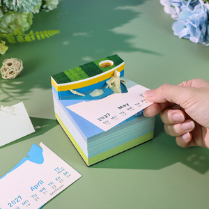 Bloc-notes 3D Match de Football, <span class=keywords><strong>Calendrier</strong></span> de Bureau Football, Papeterie Sportive Surf, Décoration Maison et Bureau, Cadeau de Luxe pour Homme et Garçon, Anniversaire - Product Image 2