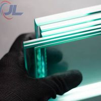 Verre trempé haute résistance EN 12150 pour façades commerciales, haute qualité