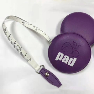 Ruban à mesurer souple tailleurs pour le corps <span class=keywords><strong>Mini</strong></span> <span class=keywords><strong>poche</strong></span> en cuir PU Logo personnalisé ruban à mesurer - Product Image 5