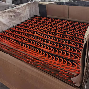 JH-Mech 헤비 듀티 슬랫월 훅 차고 수납 공간 절약형 U 및 J 훅 블랙 카본 스틸 슬랫월 액세서리 - Product Image 5