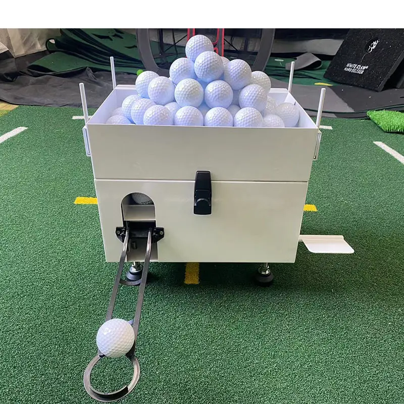 실내 골프 전용 골프 반자동 볼 머신 훈련장 실내 골프 공 발사기