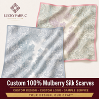 Élégant foulard en pure soie 90x90cm carré sergé double face à pois pour femme, idéal pour la personnalisation de sacs, prêt à l'exportation, emballage cadeau, fabricant