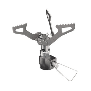<span class=keywords><strong>Réchaud</strong></span> de camping en titane ultraléger, support de brûleur 26g, <span class=keywords><strong>réchaud</strong></span> à gaz portable pour la randonnée en plein air - Product Image 1
